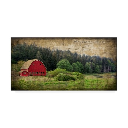 Rachel Perry 'Widbys Barn I' Canvas Art,16x32